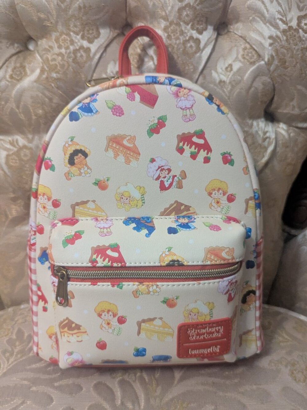 Strawberry Shortcake AOP Loungefly Mini Backpack